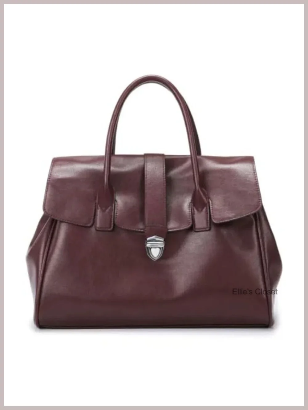 Vintage Leather Top Handle Satchel Bag, Large Hobo Purse for Women